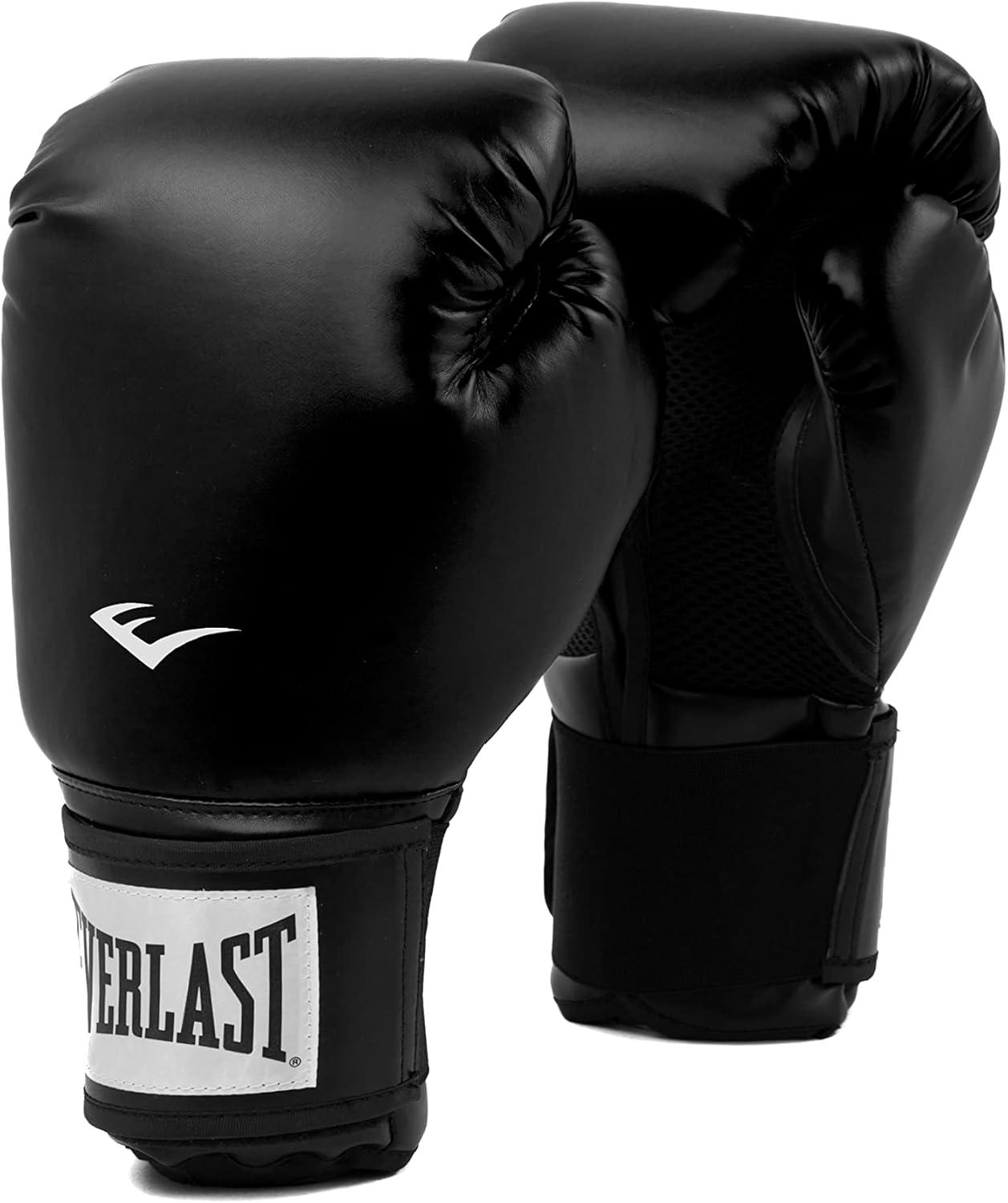 Боксерские перчатки Everlast PROSTYLE 2 BOXING GLOVE Уни 16 унций Черный