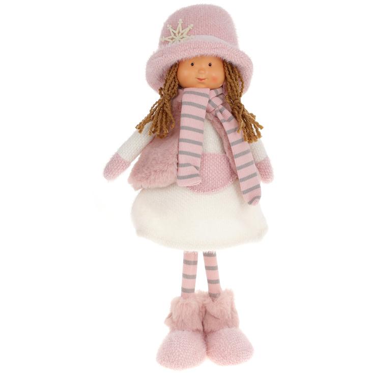 Мягкая игрушка BonaDi Кукла Девочка (877-142)