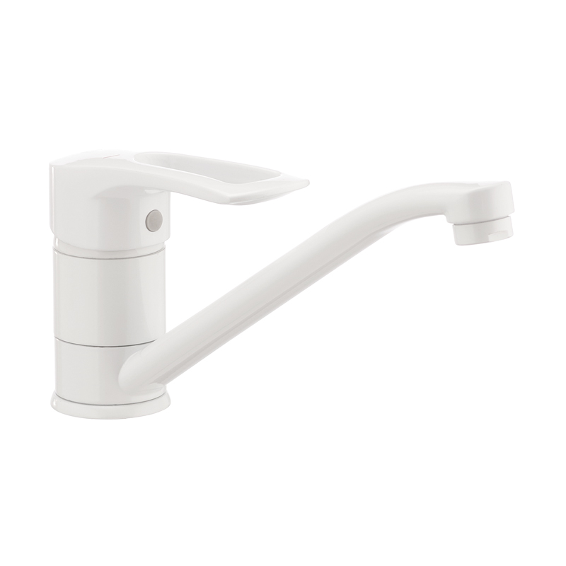 Смеситель для кухни Haiba HANSBERG 004 White