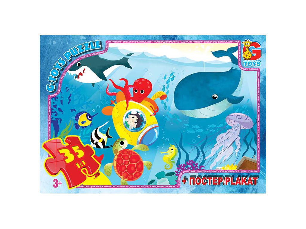 Пазл Вчимося з задоволенням Таємниці океану 35 ел. Пазл Вчимося з задоволенням Таємниці океану 35 ел.