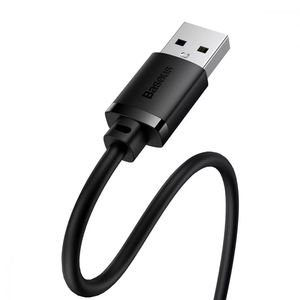 Кабель BASEUS AirJoy Series USB male to USB female 2 м - фото 4