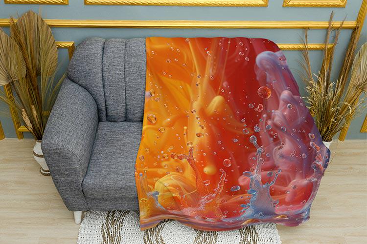 Плед Splash of water плюш одношаровий 135х150 см (114285)