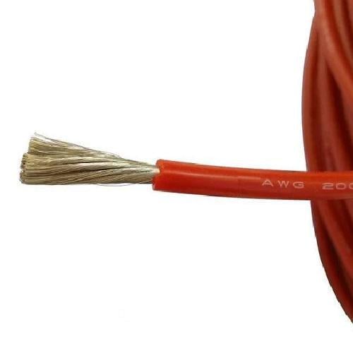 Кабель силиконовый многожильный гибкий AWG 6 1 м Red (22700)