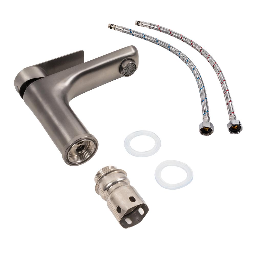 Смеситель для раковины Platinum PVD AR28 Черный - фото 2