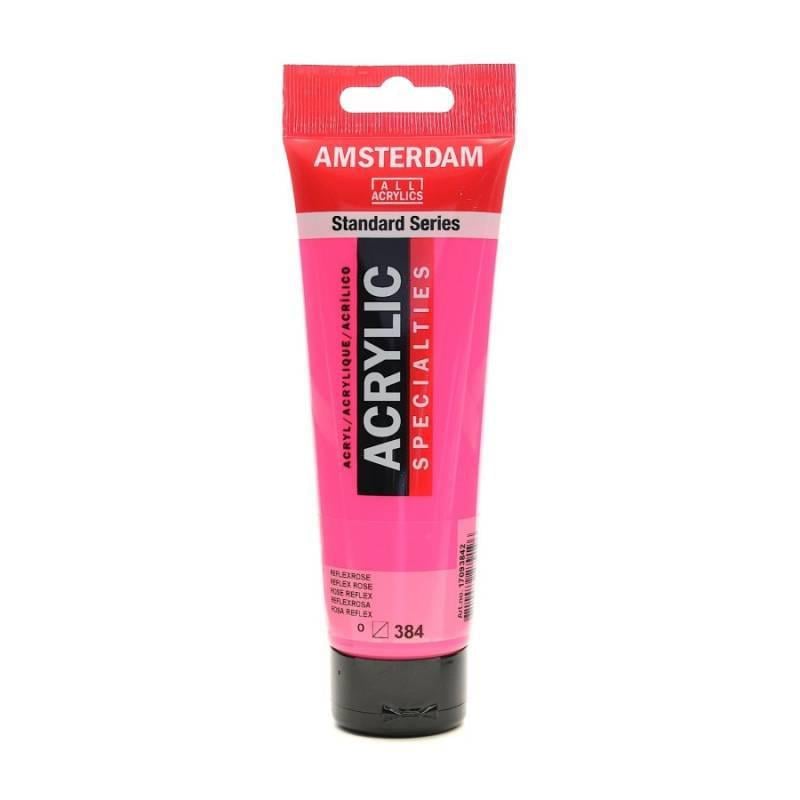 Акриловая краска Amsterdam Royal Talens 120 мл 384 Отражающий Розовый (Az1-8712079279196)