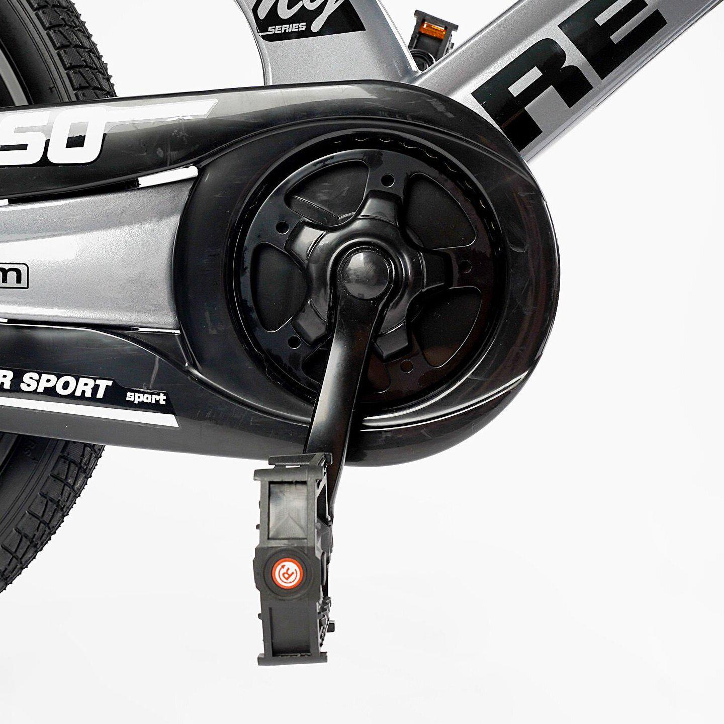 Велосипед двоколісний Corso Revolt 20" дитячий магнієвий Сірий - фото 5