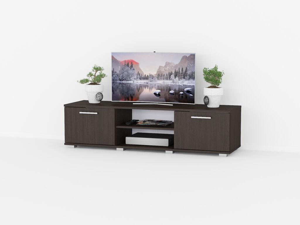 Тумба под ТВ Moreli GT0106 140х40х36 см Венге темный (24240375) Тумба под ТВ Moreli GT0106 140х40х36 см Венге темный (24240375)