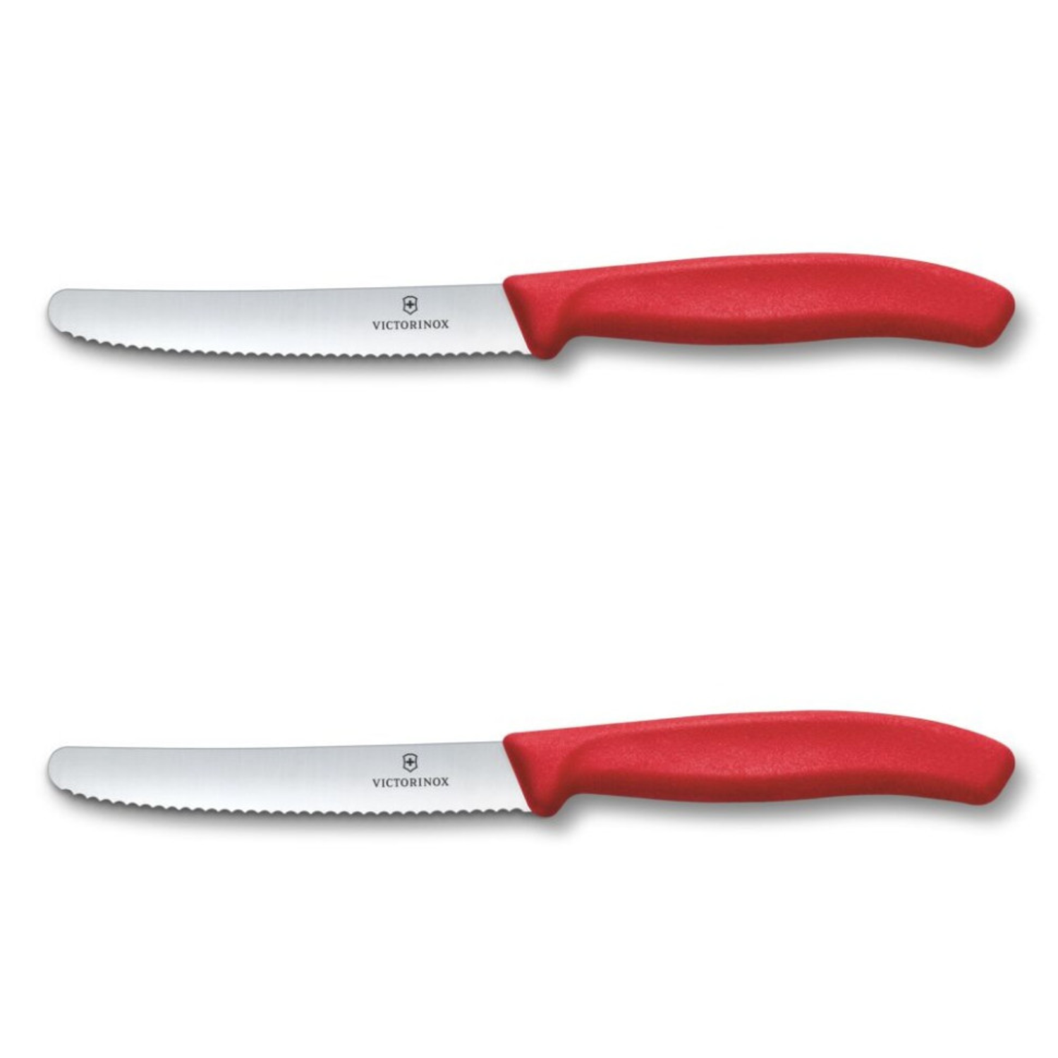 Набор кухонных ножей Victorinox Swiss Classic 11 см 2 шт. Red (Vx67831.2C1)