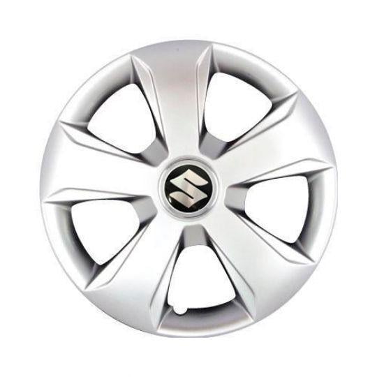 Автомобильные колпаки SKS 331 R15 с логотипом Suzuki 4 шт. Серебристый