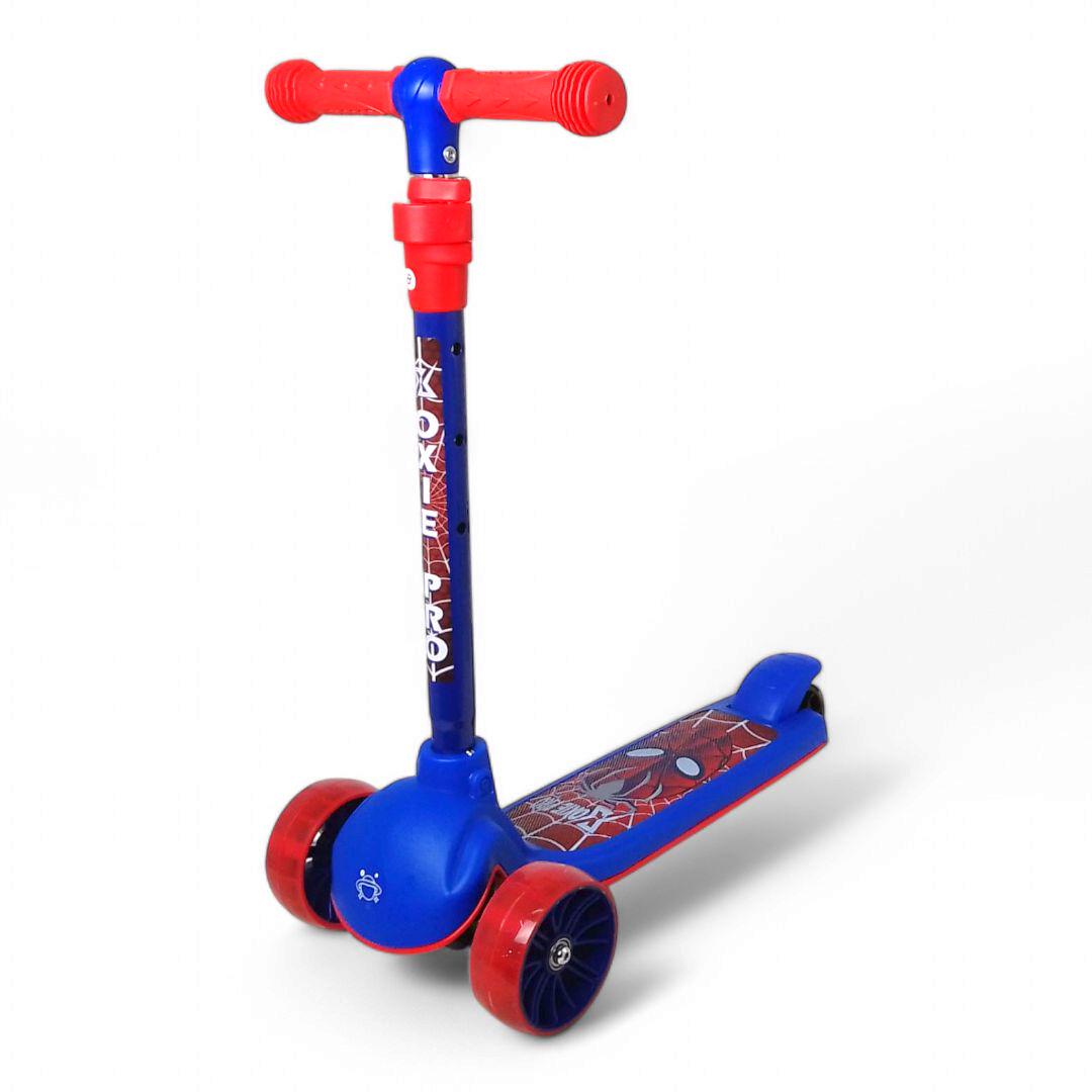 Самокат детский трехколесный Человек-паук Синий (26249112)