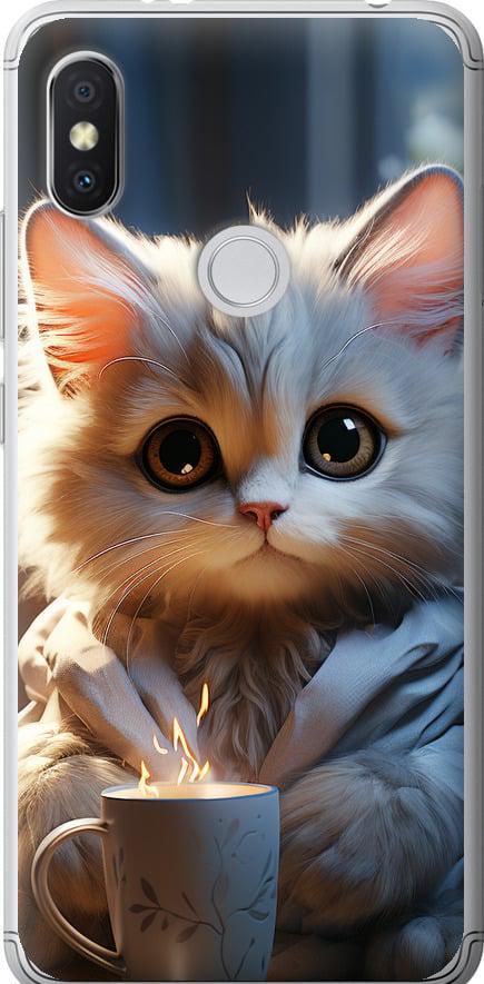 Чехол на Xiaomi Redmi S2 White cat (5646t-1494-42517)