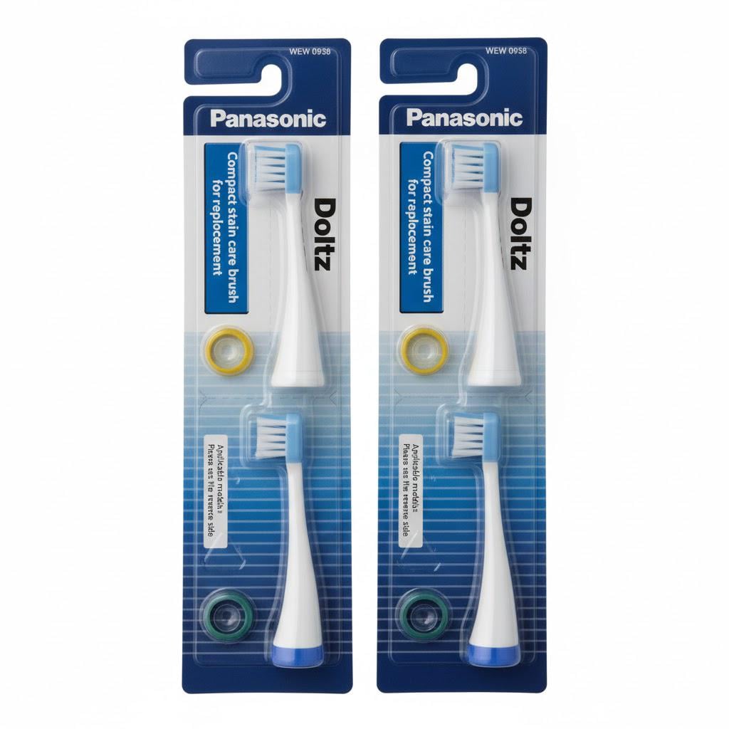 Насадка к электрической зубной щетке Panasonic WEW-0938E-AS1 2 блистера