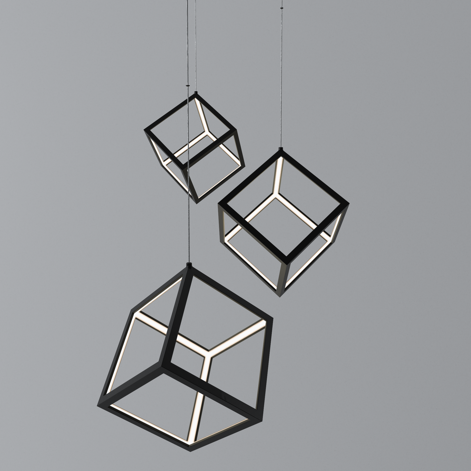 Светильник светодидный MG Cubes Черный/Матовый (9257)