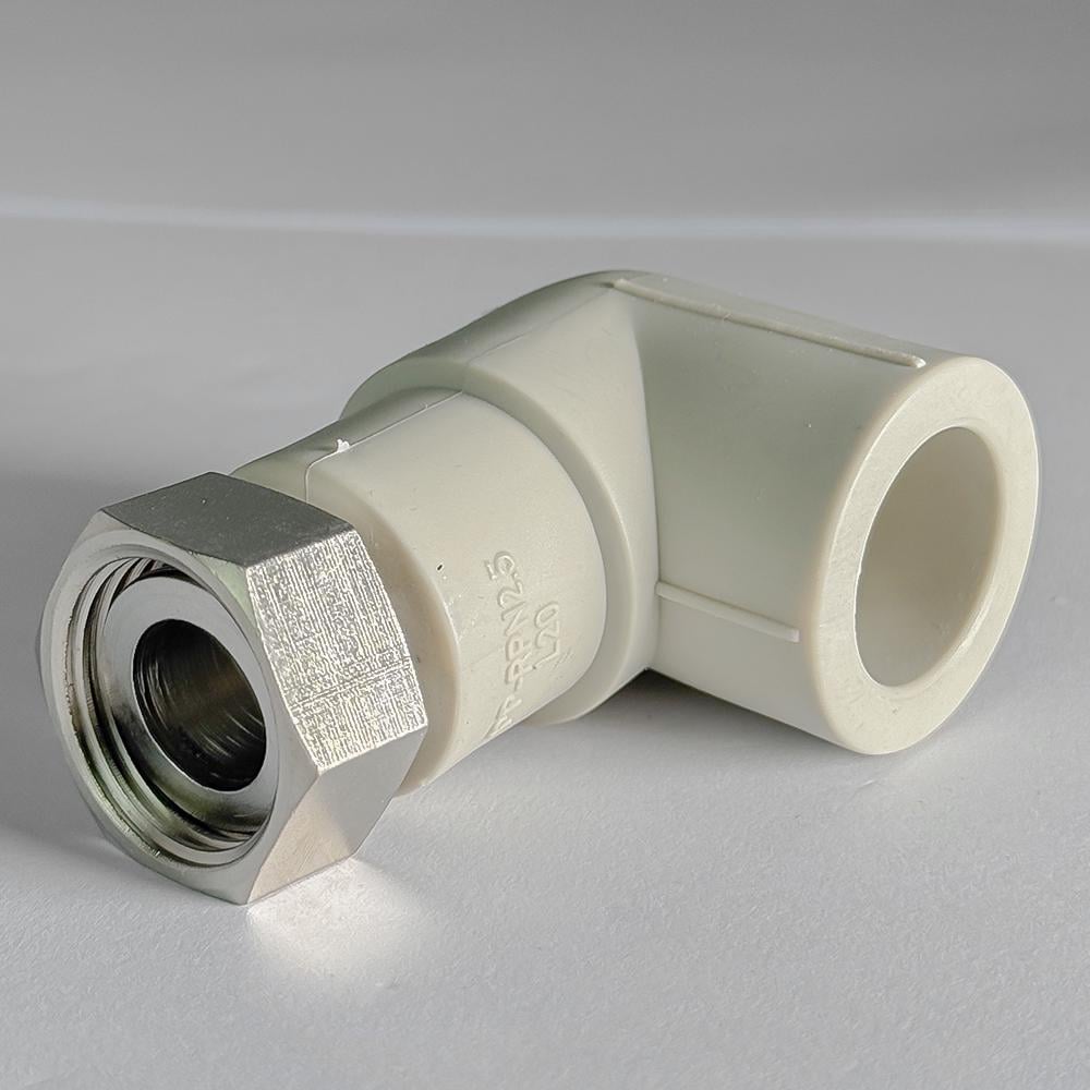 Кут з накидною гайкою PP-R SANTAN 20х1/2" з внутрішнім різьбленням - фото 3