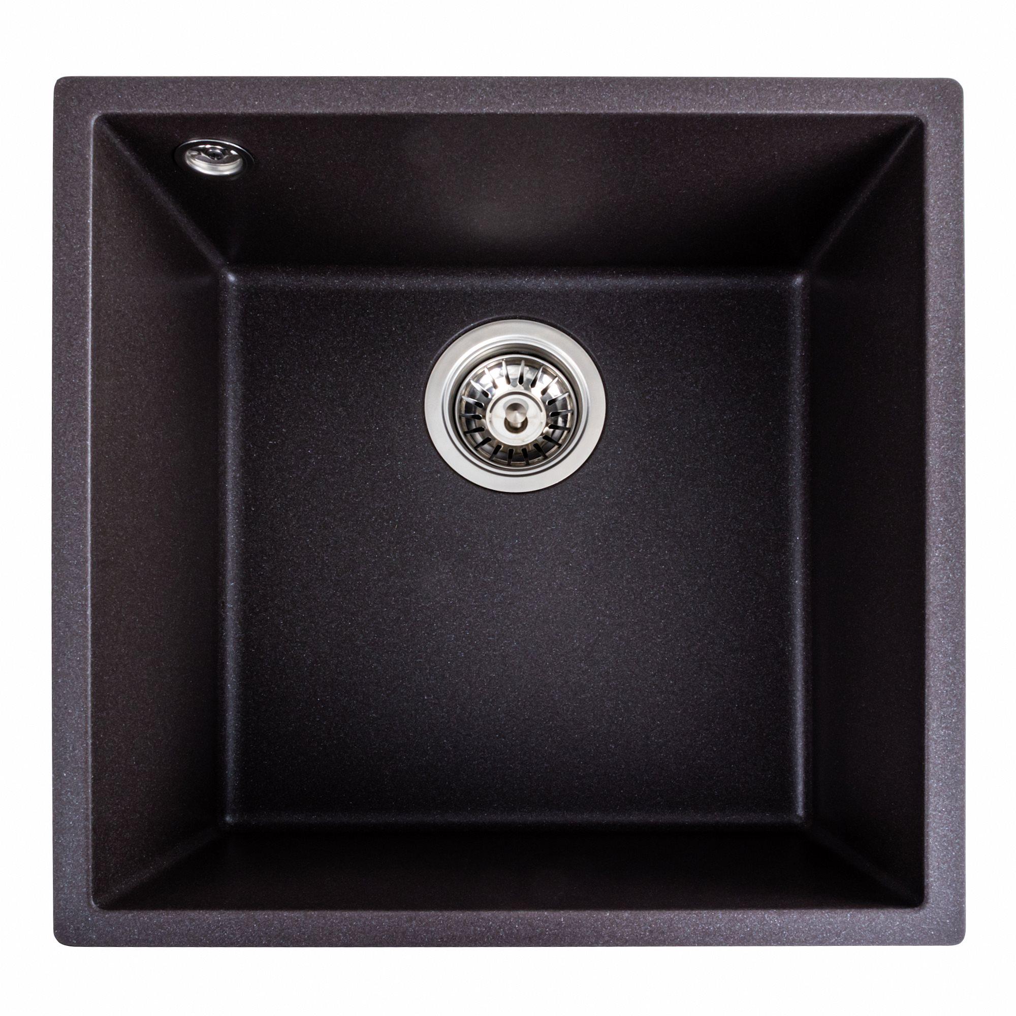 Мойка для кухни гранитная Platinum 4040 RUBA матовая Гренадин - фото 1 Мойка для кухни гранитная Platinum 4040 RUBA матовая Гренадин - фото 1