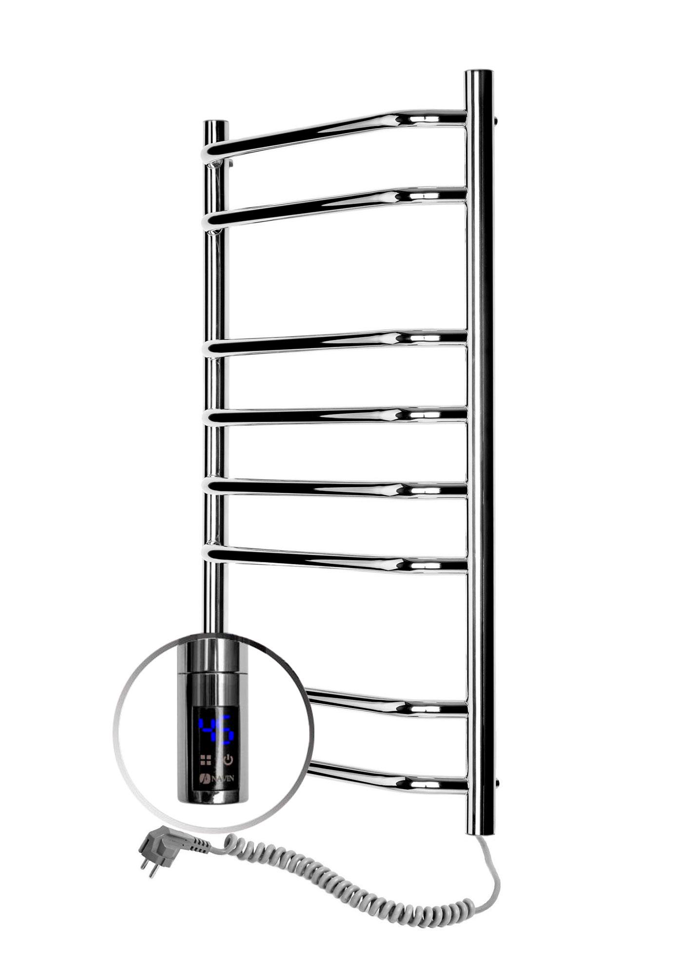 Рушникосушарка електрична NAVIN Блюз Sensor правобічна з таймером 480x800 мм (S10-006033-4880) - фото 2 Рушникосушарка електрична NAVIN Блюз Sensor правобічна з таймером 480x800 мм (S10-006033-4880) - фото 2