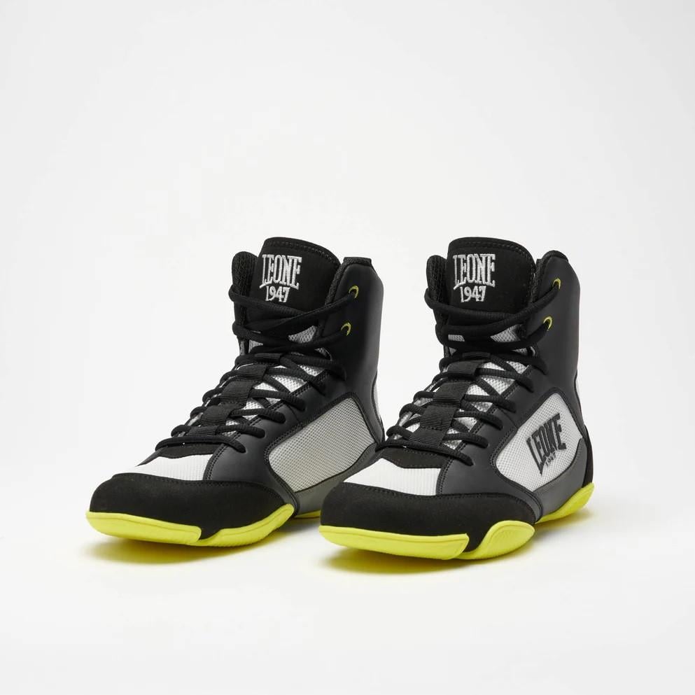Боксерки Leone Premium р. 43 Black/Lime (500254)
