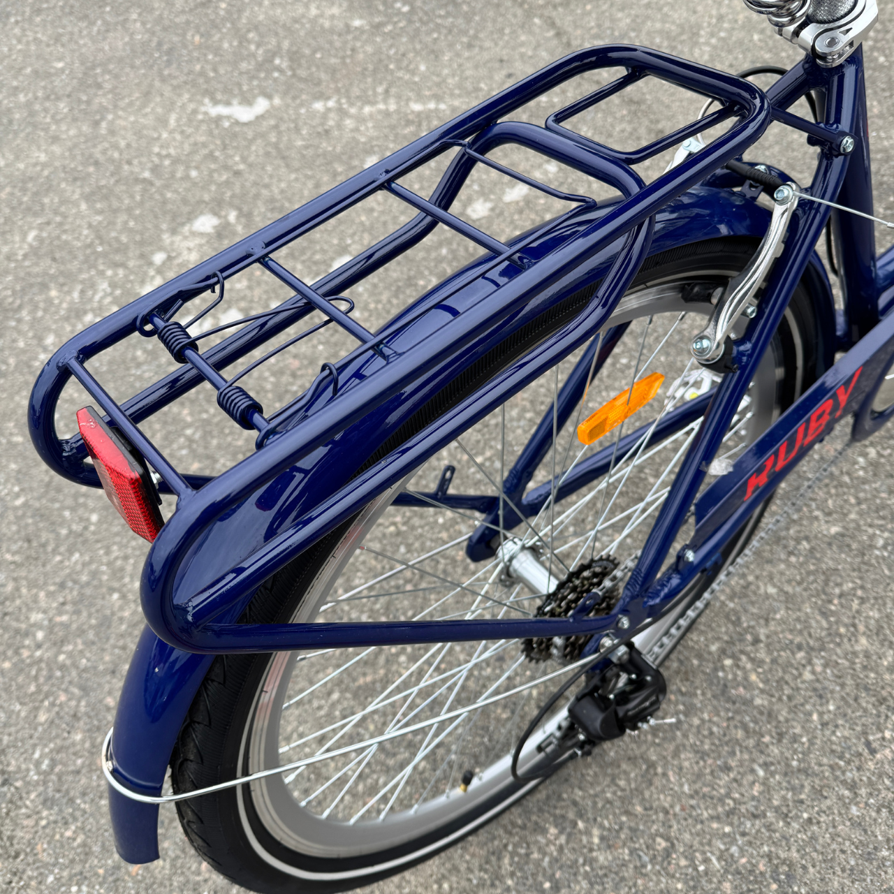 Велосипед AL 26" Dorozhnik RUBY Vbr FR рама-17" Темно-синій - фото 8