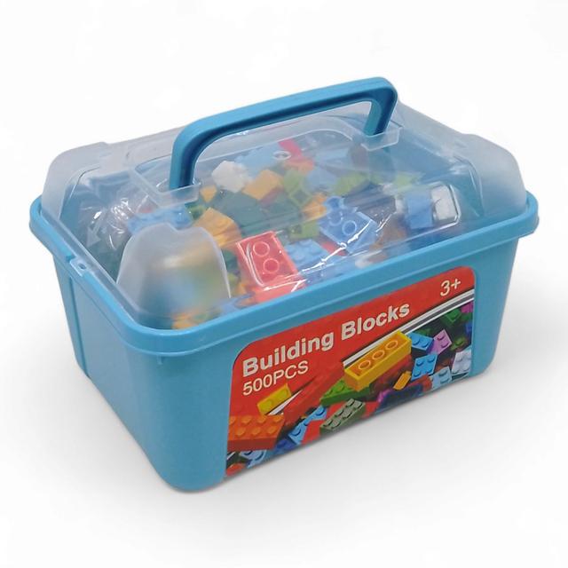 Конструктор ТехноК 100800B-1 на 500 дет. в голубом боксе (2403186694)