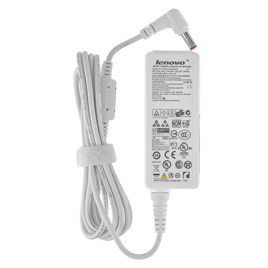 Блок питания для ноутбука Lenovo 20V 2A 40W без кабеля 5,5х2,5 мм White (217168)