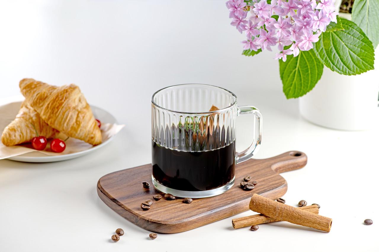 Чашка стеклянная Luminarc VICY LINE 500 мл (V5653) - фото 2 Чашка стеклянная Luminarc VICY LINE 500 мл (V5653) - фото 2