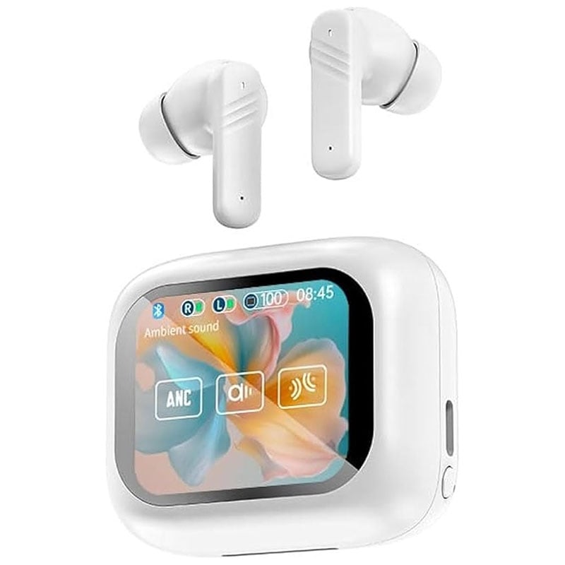 Наушники TWS LX-10 Earbuds беспроводные стерео LED кейс-зарядка Bluetooth White