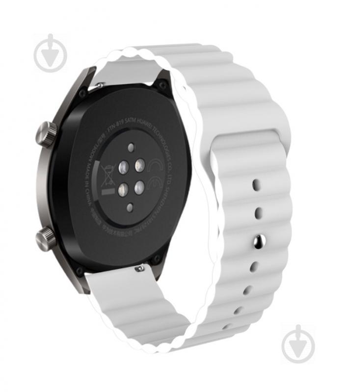 Ремешок силиконовый 22мм для Xiaomi Amazfit Pace | Stratos | GTR 47mm LineS BeWatch Белый Ремешок силиконовый 22мм для Xiaomi Amazfit Pace | Stratos | GTR 47mm LineS BeWatch Белый