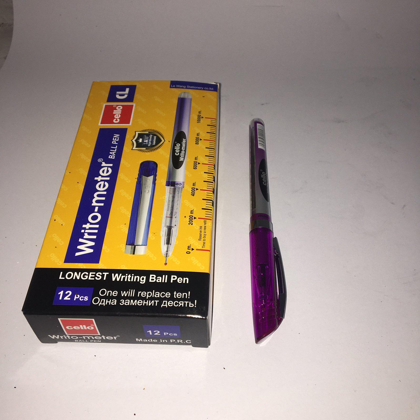 Ручка масляна Cello Червоний (CL8048-12) - фото 4