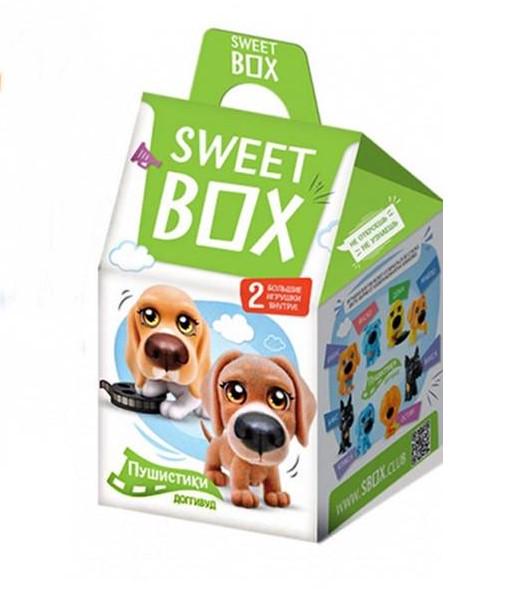 Фигурка Sweet box MAX Пушистики Щенки 2 с мармеладом внутри