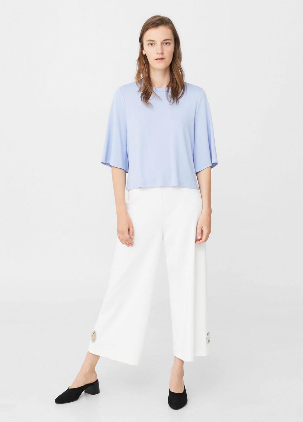 Блузка Mango S Голубой (2000000834436) - фото 7 Блузка Mango S Голубой (2000000834436) - фото 7