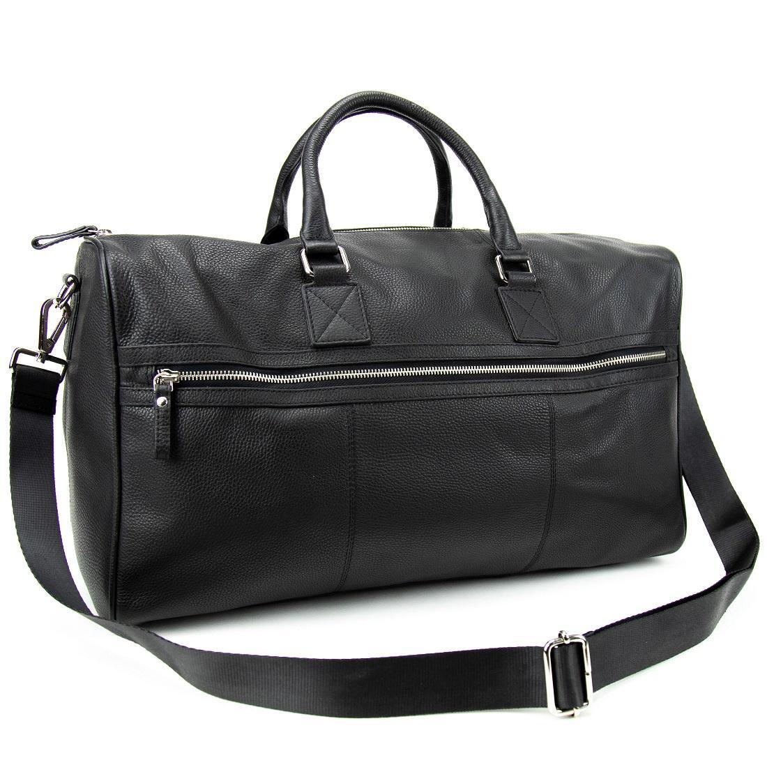 Дорожная сумка Royal Bag S-TV-2703A кожаная Черный (7727)