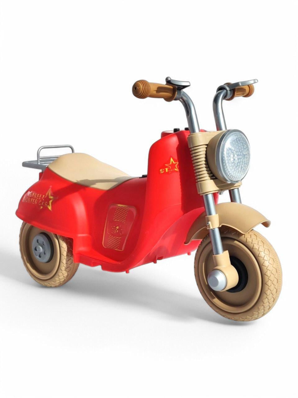 Біговел Babymoto ST-618 на 3 колесах до 40 кг зі світловими та звуковими ефектами Червоний (ST-618r-s3) Біговел Babymoto ST-618 на 3 колесах до 40 кг зі світловими та звуковими ефектами Червоний (ST-618r-s3)