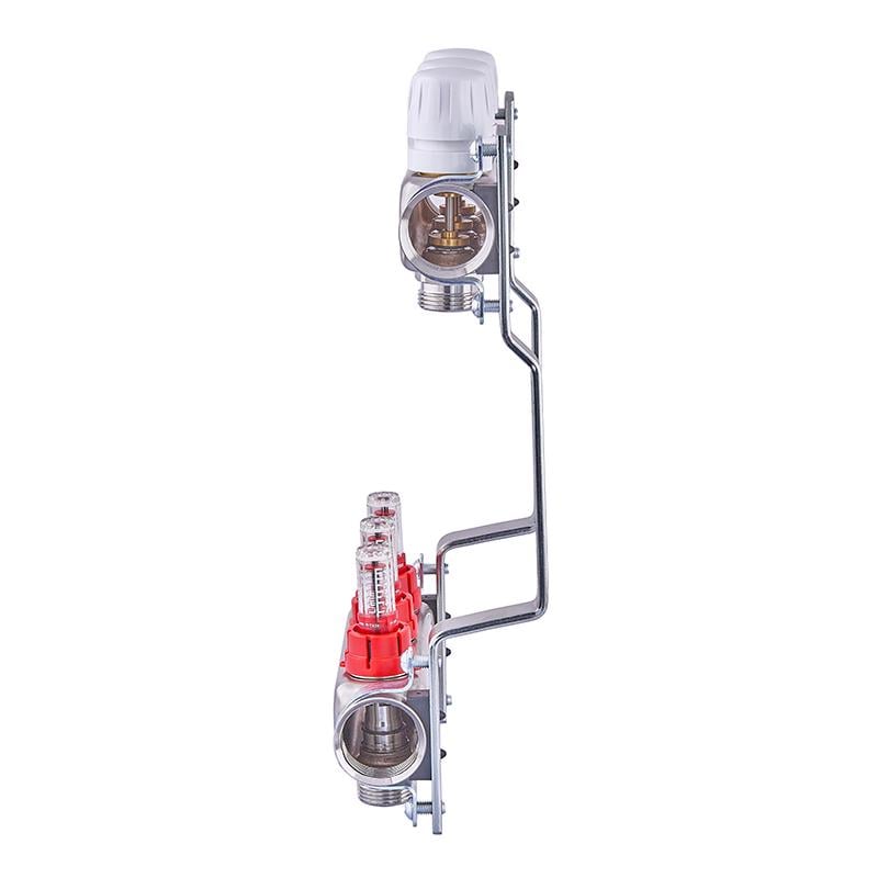 Коллекторный блок с расходомерами Nolf NF.2100-03S корпус нержавеющая сталь 1"x3 (NF3017) - фото 3 Коллекторный блок с расходомерами Nolf NF.2100-03S корпус нержавеющая сталь 1"x3 (NF3017) - фото 3