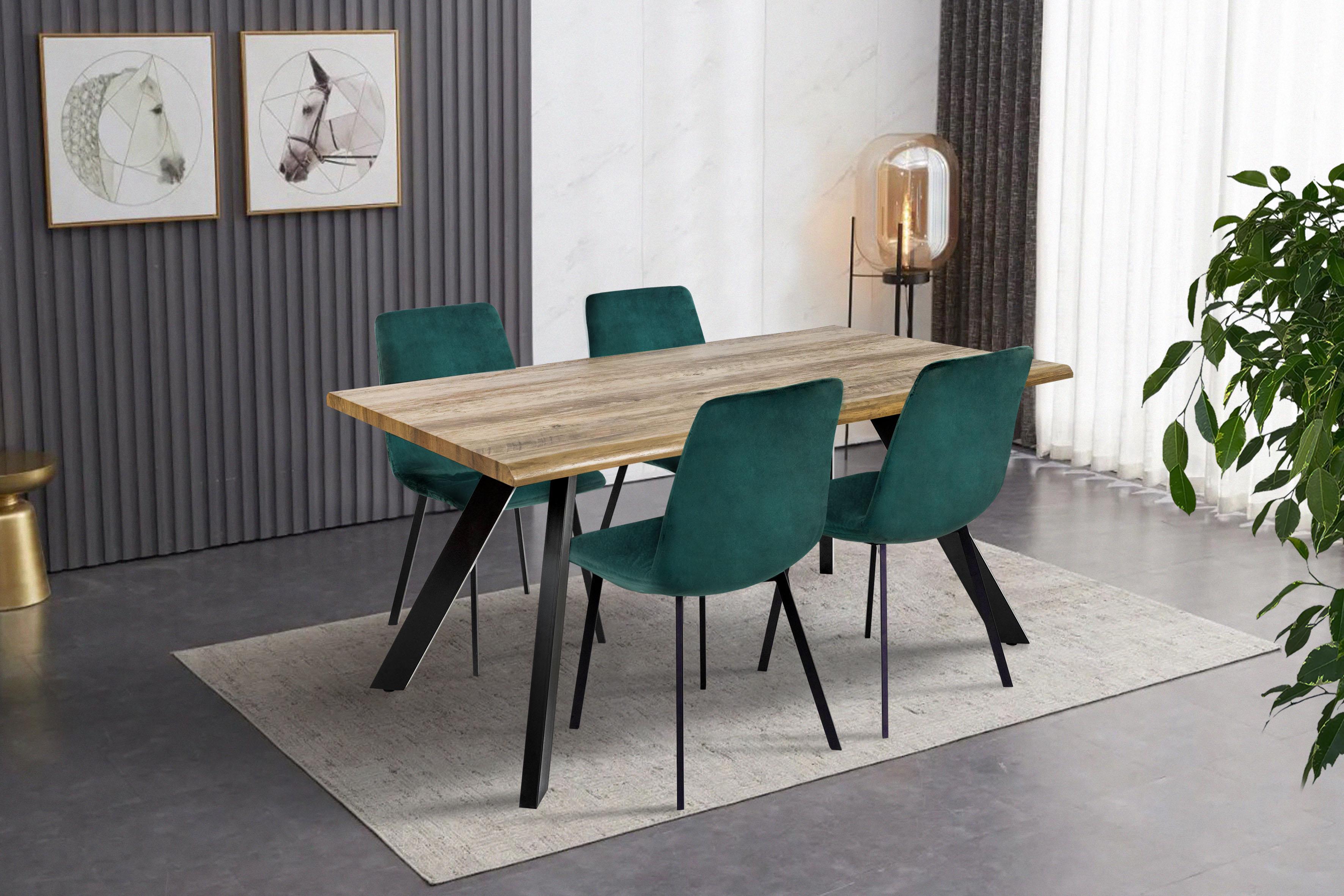 Обеденный стол Грейс Метрополь искусственный шпон МДФ 1600х900х760 мм Черный (GAА0054748) - фото 6 Обеденный стол Грейс Метрополь искусственный шпон МДФ 1600х900х760 мм Черный (GAА0054748) - фото 6