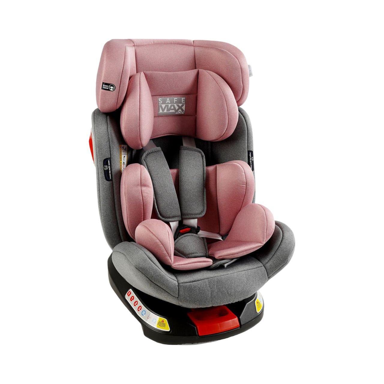 Автокрісло Joy SafeMax SF-91540 система ISOFIX група 1-2-3 обертання 360° Рожевий (25372290)