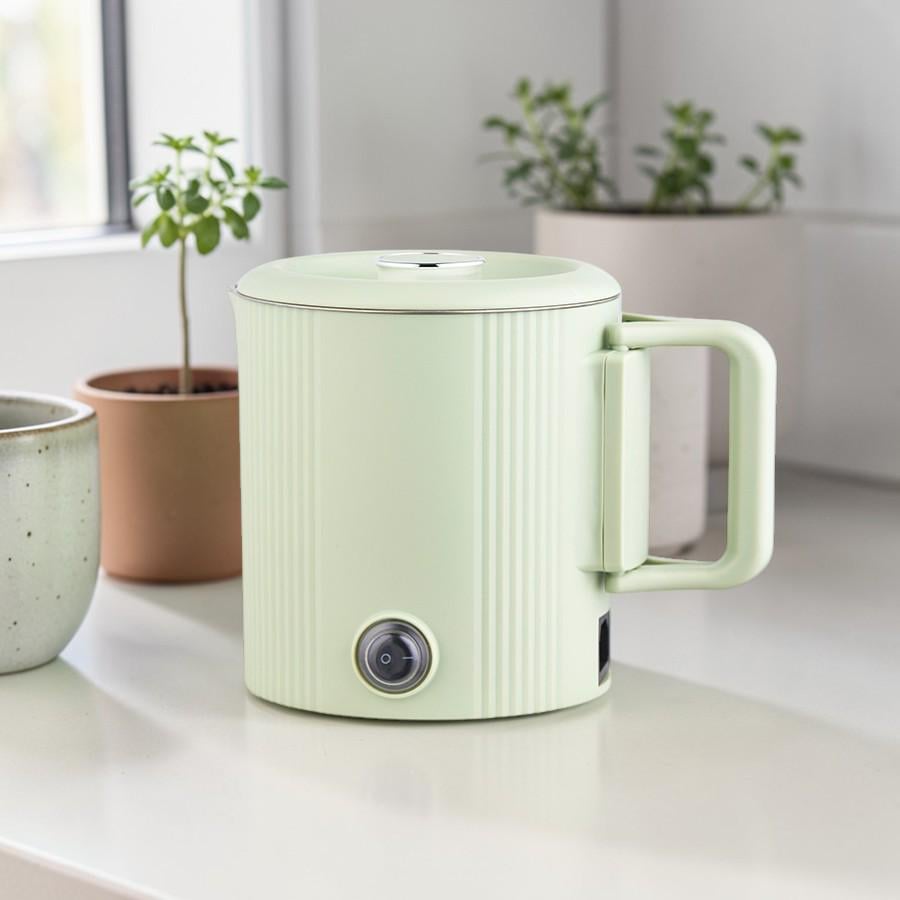 Электрочайник-кастрюля дорожный Maestro MR-009-MINT 2в1 0,8 л Мятный (32648077)