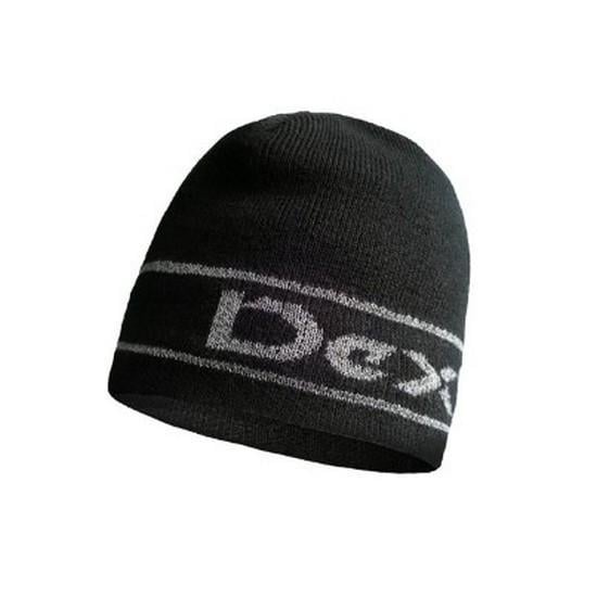 Шапка водонепроникна Dexshell Beanie Reflective Logo з лого L/XL 58-60 см Чорний
