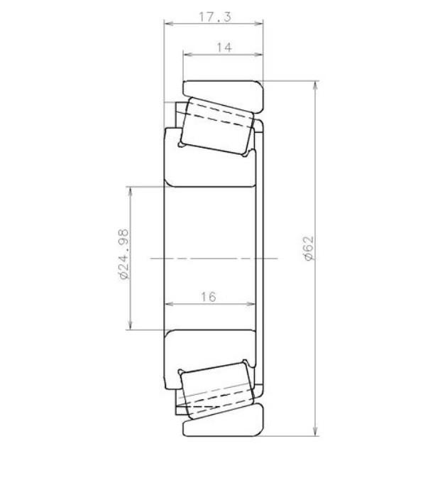 Подшипник EC.42226.S02.H206 КПП Laguna/Megane/Scenic Trafic/Qashqai/Opel Vivaro/Movano - фото 3