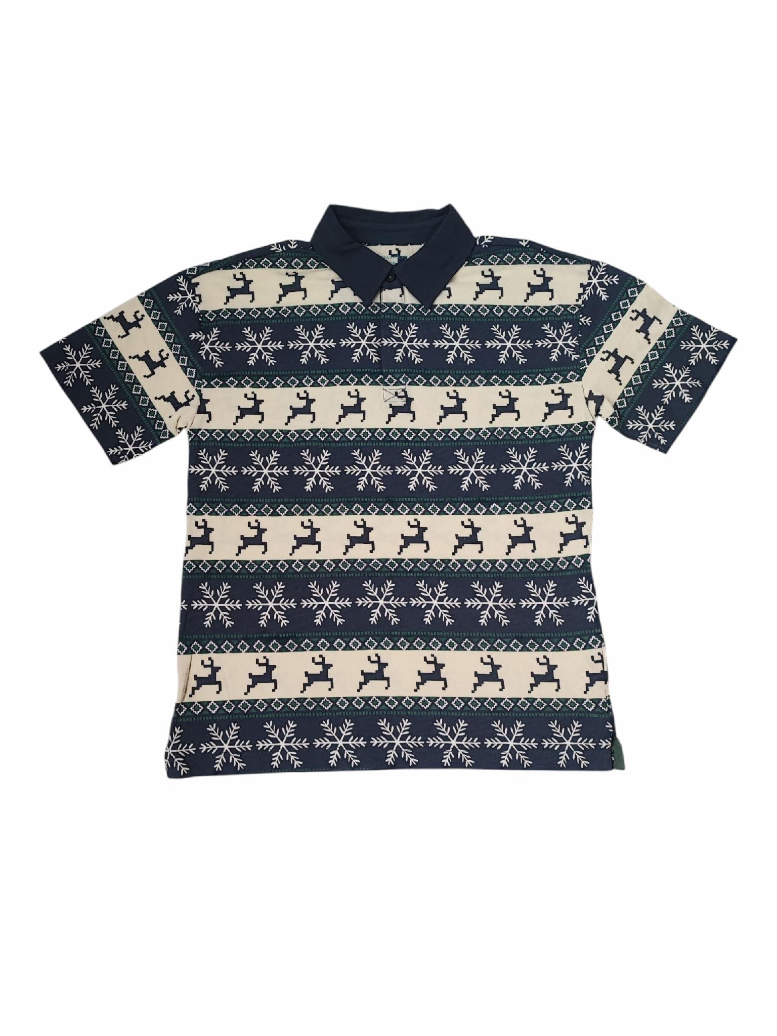 Футболка-поло новогодняя для мальчика Primark 140 см Разноцветный (25101076)