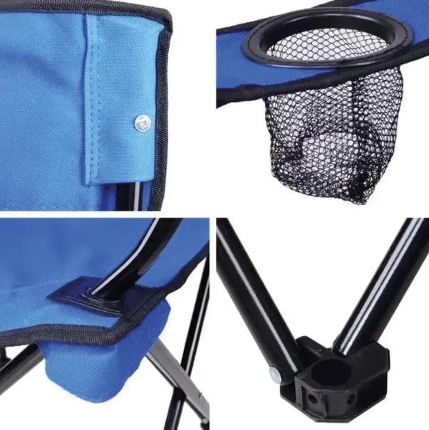 Кресло туристическое Паук S-100B раскладной 80х50 см Синий (7038284) - фото 8 Кресло туристическое Паук S-100B раскладной 80х50 см Синий (7038284) - фото 8