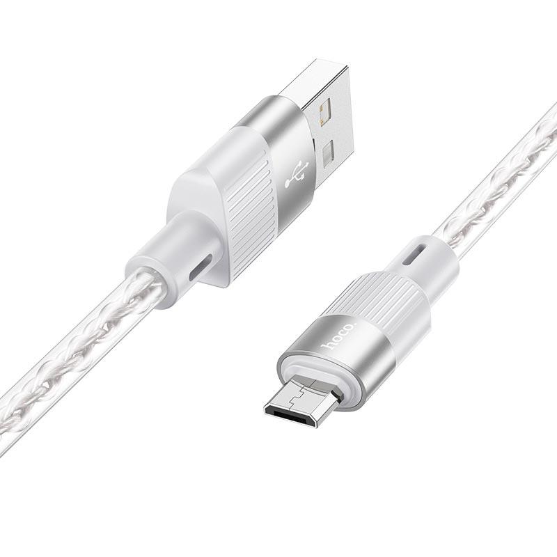 Кабель Hoco X99 USB to Micro USB 1 м Grey Кабель Hoco X99 USB to Micro USB 1 м Grey