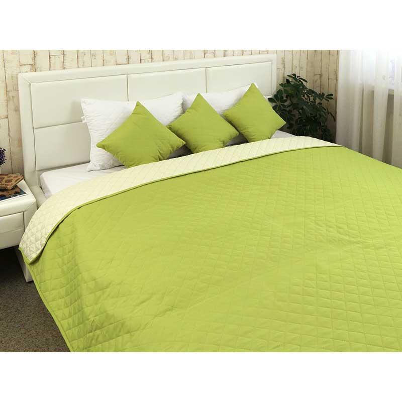 Покрывало двухстороннее Руно Braid 212x240 см Серый (28092644) - фото 7