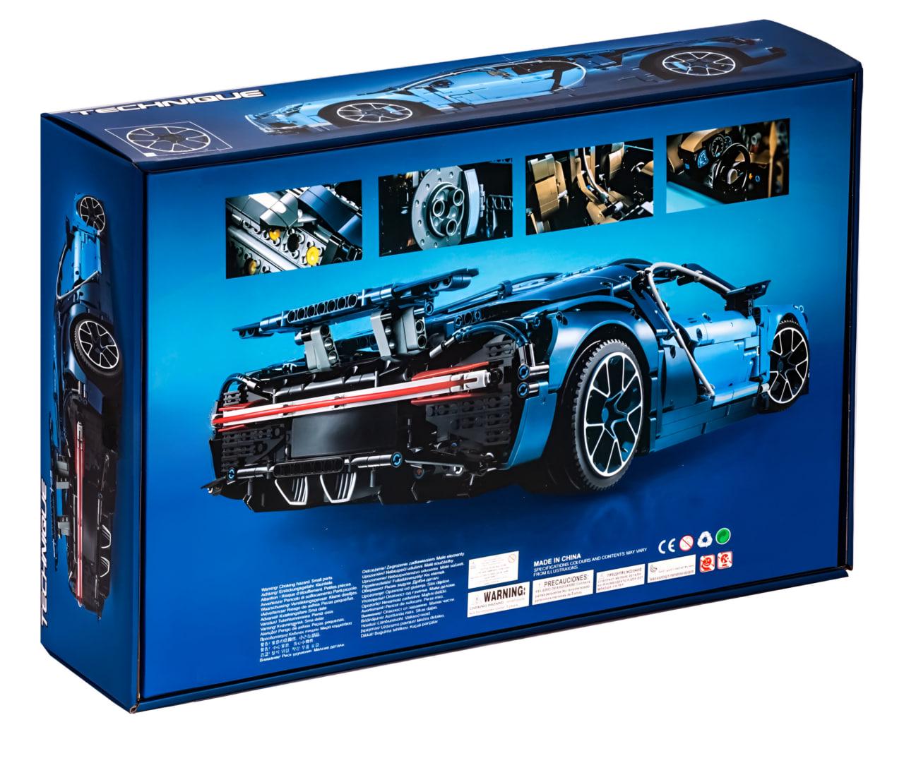 Конструктор Technique Bugatti Chiron 4031 деталь (86001) - фото 4 Конструктор Technique Bugatti Chiron 4031 деталь (86001) - фото 4