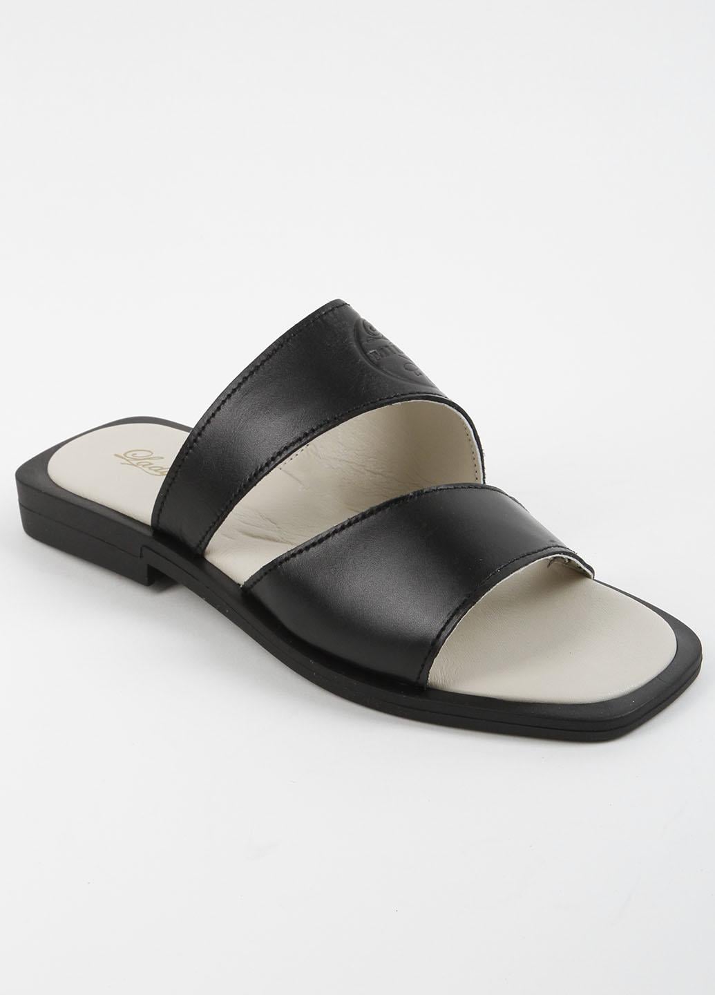 Шлепанцы женские кожаные Fashion L71 339916 р. 39 Черный Шлепанцы женские кожаные Fashion L71 339916 р. 39 Черный