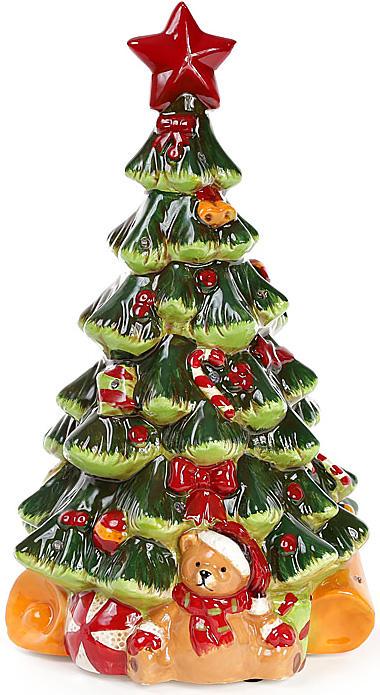 Декоративная музыкальная статуэтка Елка с LED-подсветкой 38 см