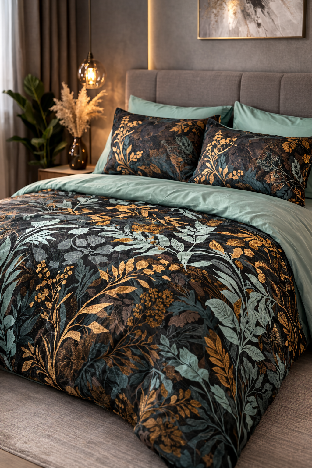 Комплект постільної білизни Сатин жакард євро 240х260 см (TC303376218)