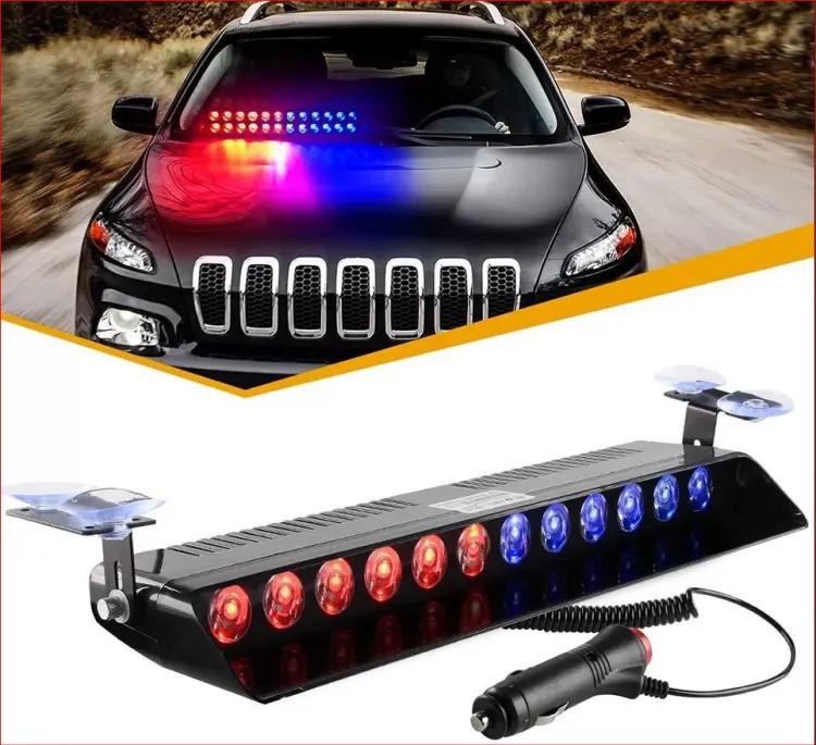 Стробоскоп на лобовое стекло Global Solution Flashing с 12 красно-синими диодами Черный (2303407368) - фото 9 Стробоскоп на лобовое стекло Global Solution Flashing с 12 красно-синими диодами Черный (2303407368) - фото 9