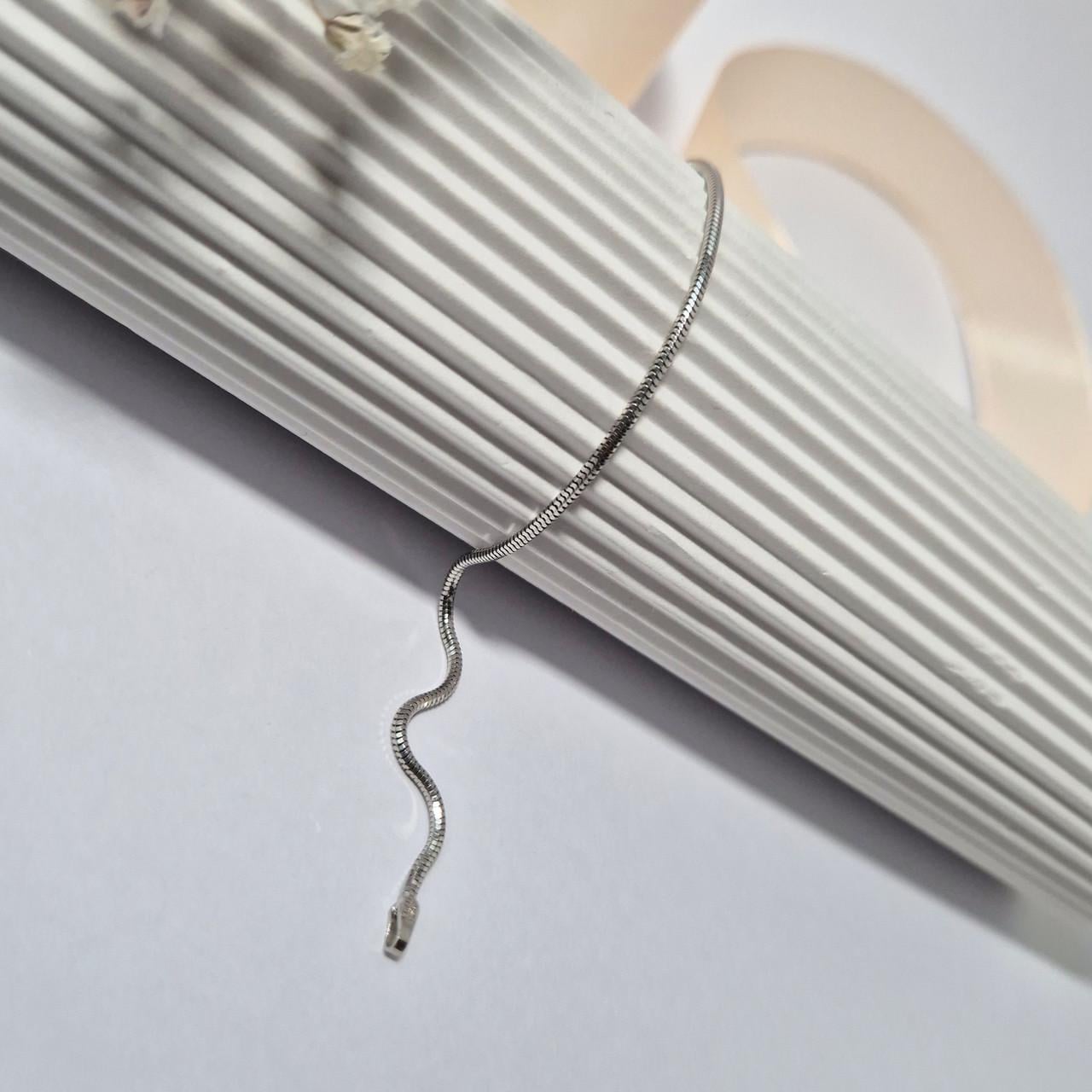 Браслет круглый снейк серебро 925 пробы 2,00 г 19 см (930р3/19)