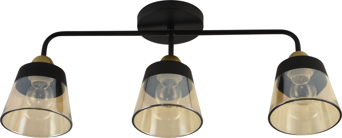 Люстра потолочная Light House SRS-20713/3 Черный/Медь