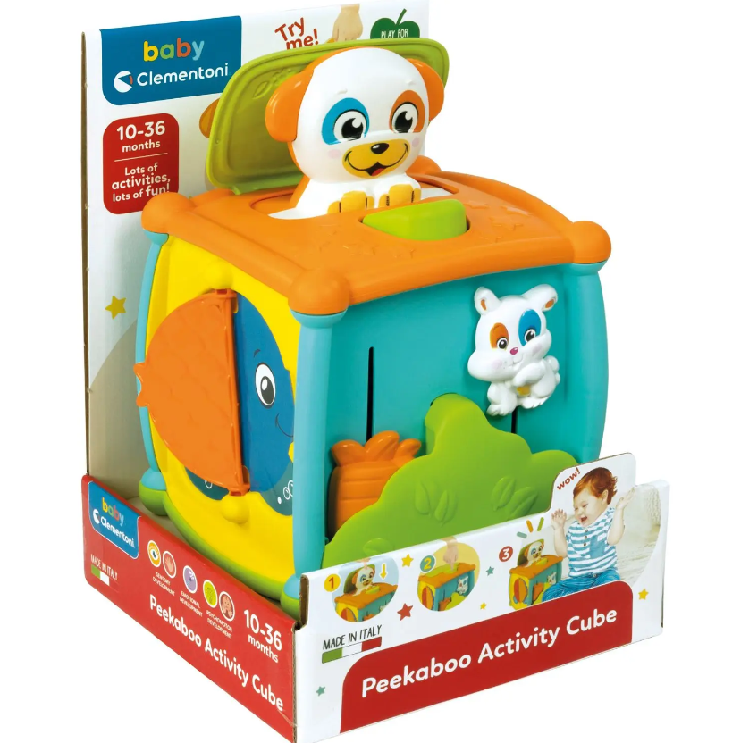 Игрушка развивающая Clementoni Peekaboo Activity Cube (143251) - фото 5